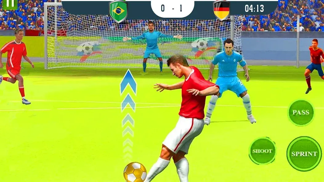 ultimate football game 2024 [МОД: Много монет, Открытые уровни и Мега MOD] Screenshot 2