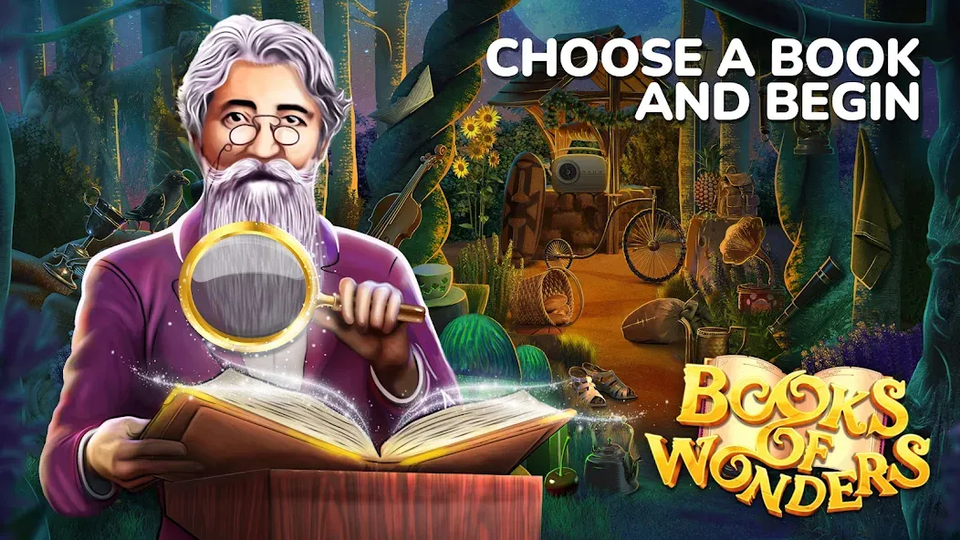 Books of Wonder Hidden Objects [МОД: Меню, Бесконечные монеты и Открытые уровни] Screenshot 1