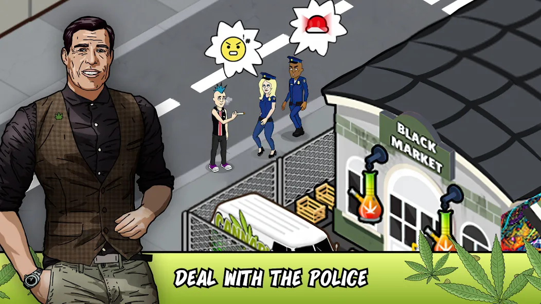 Weed City - Hemp Farm Tycoon (Уид Сити) [МОД: Много денег, Монет и Все открыто] Screenshot 5