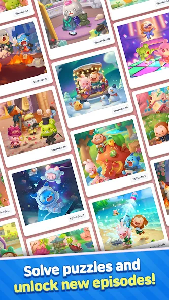 Anipang Match (Анипанг Матч) [МОД: Бесконечные деньги, Монеты и Мега MOD] Screenshot 4