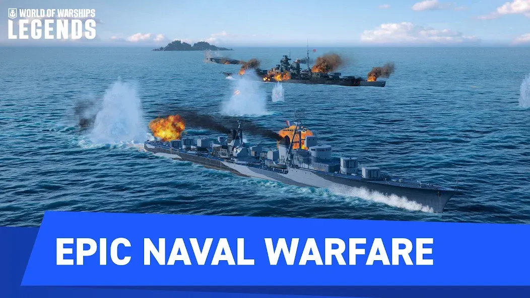 World of Warships Legends PvP (Ворлд оф Варшипс Легендс) [МОД: Много монет, Открытые уровни и Мега MOD] Screenshot 4
