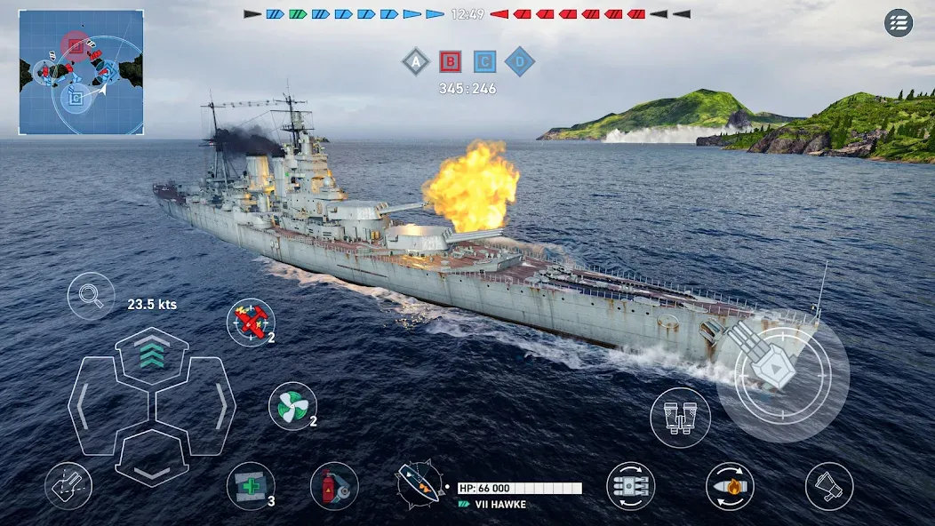 World of Warships Legends PvP (Ворлд оф Варшипс Легендс) [МОД: Много монет, Открытые уровни и Мега MOD] Screenshot 5