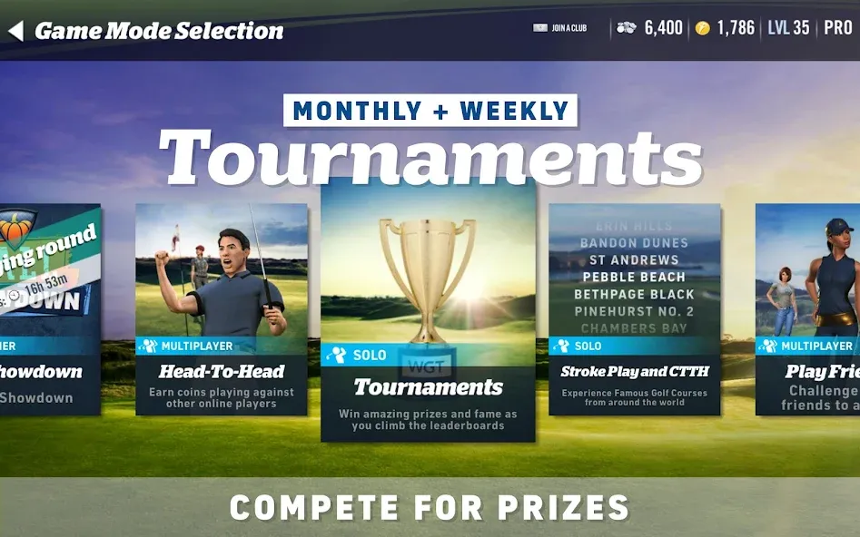 WGT Golf (Гольф) [МОД: Бесконечные деньги, Монеты и Мега MOD] Screenshot 4