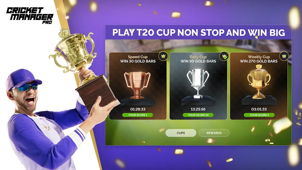 Cricket Manager Pro 2023 (Крикет Менеджер Про 2023) [МОД: Много денег, Монет и Все открыто] Screenshot 2