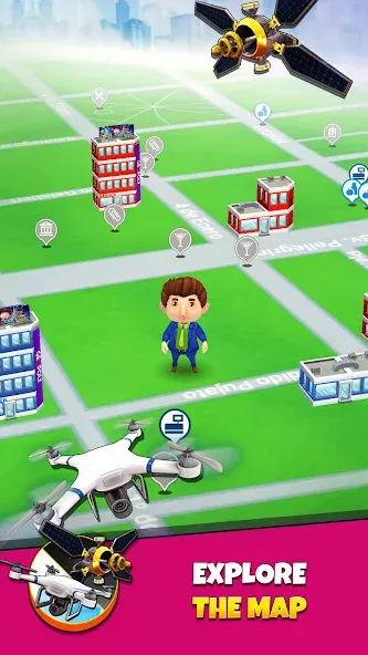 Geopoly: Tycoon NFT Idle Game (ГЕОПОЛИ Реал) [МОД: Меню, Бесконечные монеты и Открытые уровни] Screenshot 3