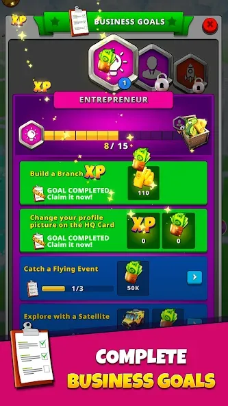 Geopoly: Tycoon NFT Idle Game (ГЕОПОЛИ Реал) [МОД: Меню, Бесконечные монеты и Открытые уровни] Screenshot 5