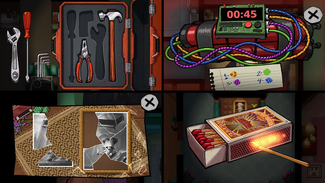 Suspects: Mystery Mansion (Подозреваемые) [МОД: Меню, Бесконечные монеты и Открытые уровни] Screenshot 5