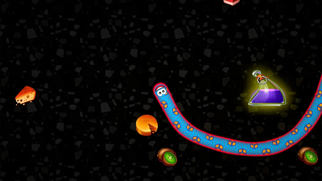 Worms Zone .io - Hungry Snake [МОД: Все открыто, Дополнительные деньги и Меню MOD] Screenshot 4