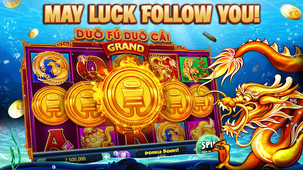 Gold Fish Casino Slot Games (Голдфиш) [МОД: Все открыто, Дополнительные деньги и Меню MOD] Screenshot 2