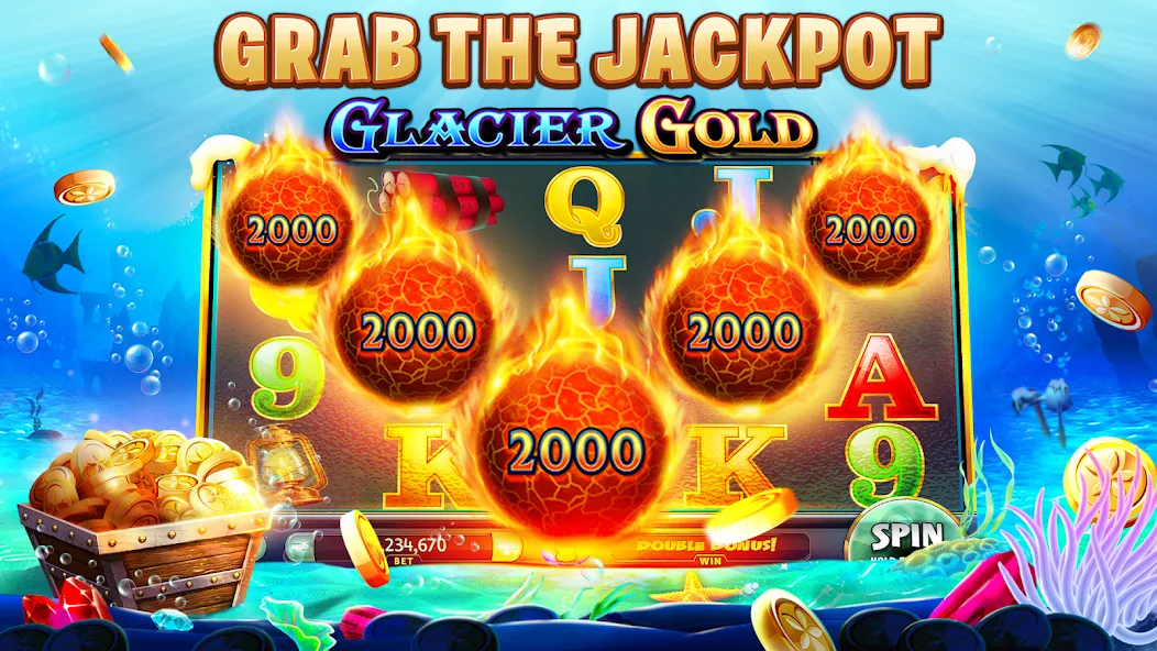 Gold Fish Casino Slot Games (Голдфиш) [МОД: Все открыто, Дополнительные деньги и Меню MOD] Screenshot 3
