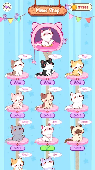Cat World Music (Кэт Ворлд Мьюзик) [МОД: Бесконечные деньги, Монеты и Мега MOD] Screenshot 2