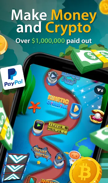 Big Time Cash - Make Money (Биг Тайм) [МОД: Деньги, Монеты и Меню MOD] Screenshot 2