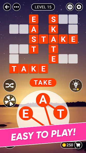 Word Farm Crossword [МОД: Деньги, Монеты и Меню MOD] Screenshot 4