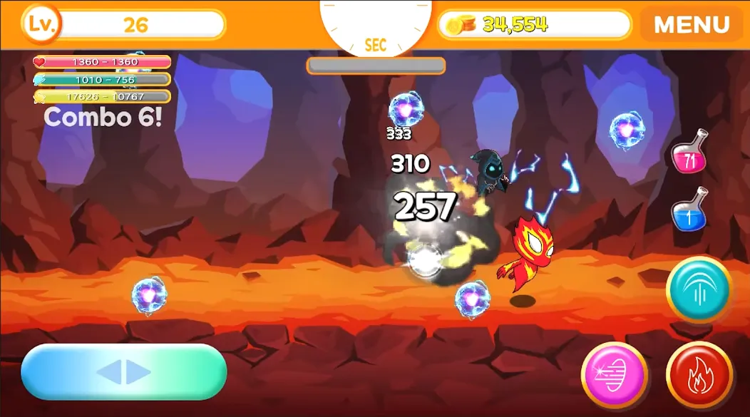 Sprit of Fire Ifrt (Дух Огня Ифрт) [МОД: Бесконечные деньги, Монеты и Мега MOD] Screenshot 1