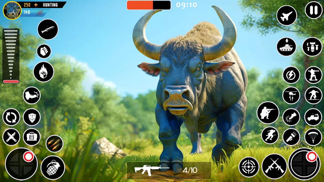 Wild Animal Deer Hunting Games (Охота на диких зверей с оружием  игры) [МОД: Меню, Бесконечные монеты и Открытые уровни] Screenshot 1