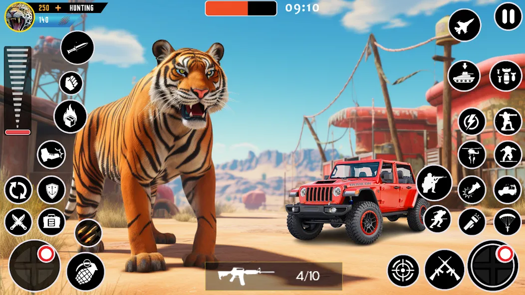 Wild Animal Deer Hunting Games (Охота на диких зверей с оружием  игры) [МОД: Меню, Бесконечные монеты и Открытые уровни] Screenshot 2