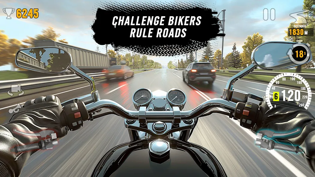Motor Tour: Biker's Challenge (Мотор Тур) [МОД: Деньги, Монеты и Меню MOD] Screenshot 2