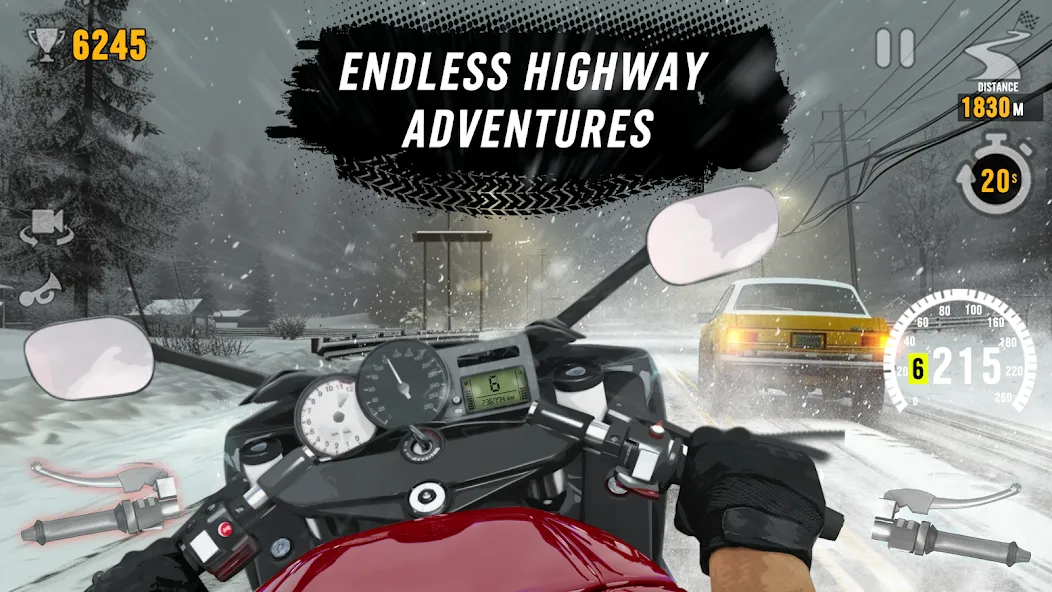 Motor Tour: Biker's Challenge (Мотор Тур) [МОД: Деньги, Монеты и Меню MOD] Screenshot 4