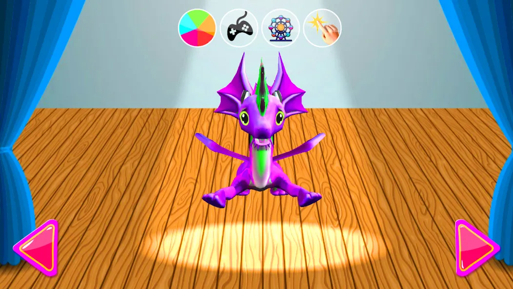 Talking Dragon Family (Талкинг Драгон Фэмели   ) [МОД: Бесконечные деньги, Монеты и Мега MOD] Screenshot 2