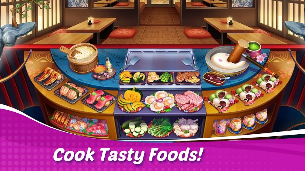 Cooking Wonder: Cooking Games [МОД: Меню, Бесконечные монеты и Открытые уровни] Screenshot 1