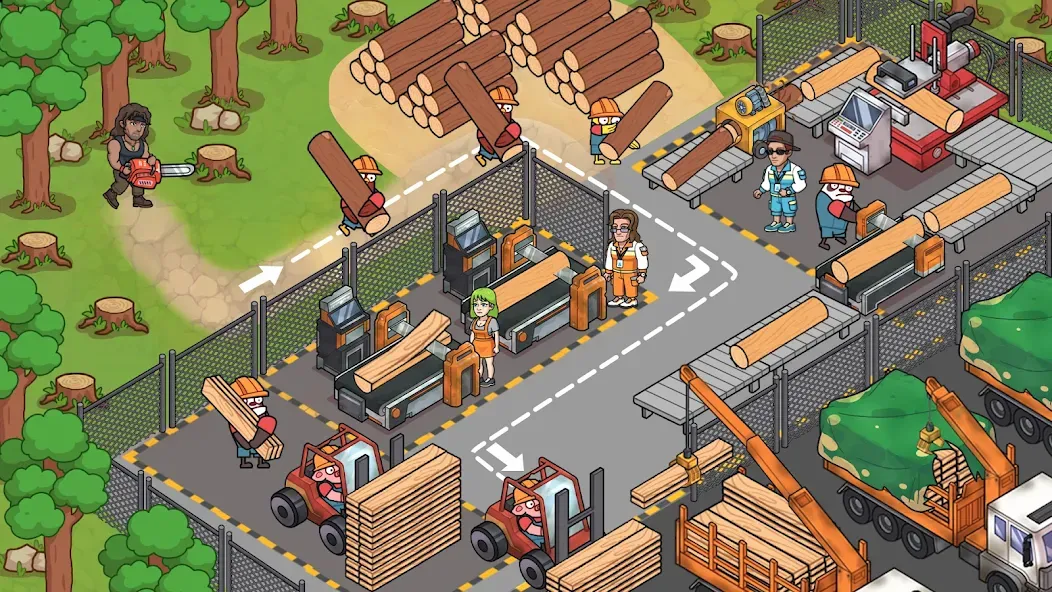 Lumber Out (Ламбер Аут) [МОД: Много монет, Открытые уровни и Мега MOD] Screenshot 1