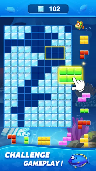 Block Ocean 1010 Puzzle Games (Блок Океан 1010 Головоломки) [МОД: Все открыто, Дополнительные деньги и Меню MOD] Screenshot 2