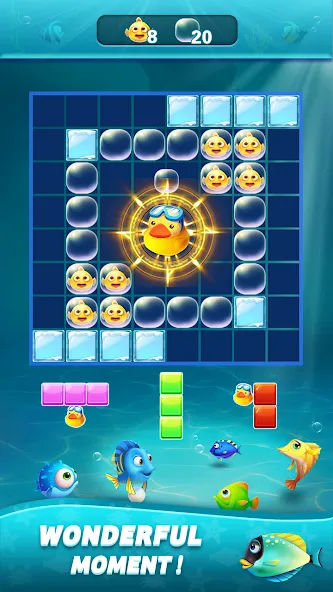 Block Ocean 1010 Puzzle Games (Блок Океан 1010 Головоломки) [МОД: Все открыто, Дополнительные деньги и Меню MOD] Screenshot 4