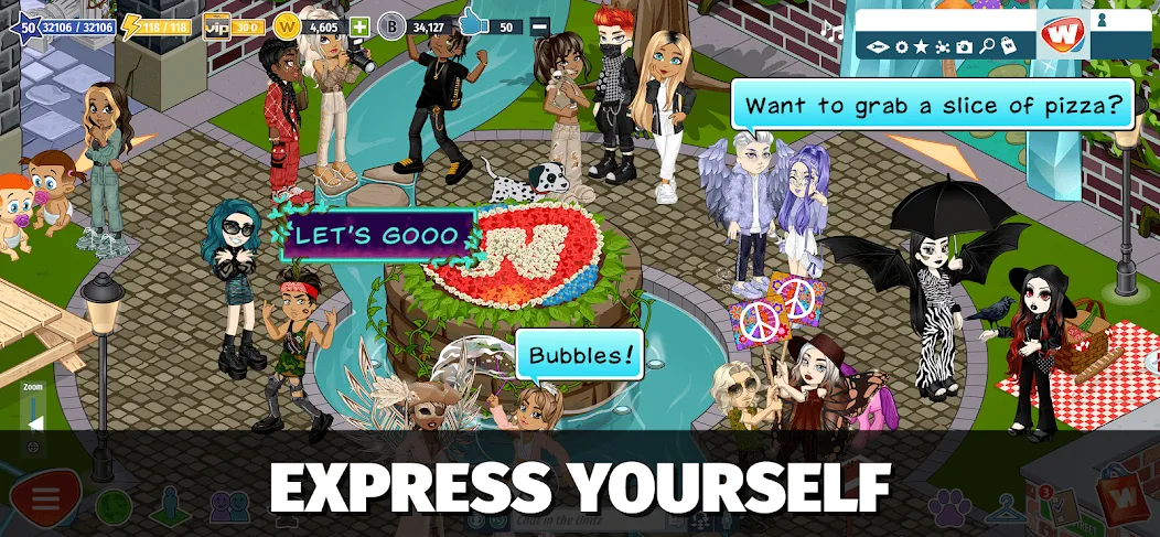Woozworld - Virtual World (Вузворлд) [МОД: Бесконечные деньги, Монеты и Мега MOD] Screenshot 1
