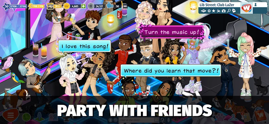 Woozworld - Virtual World (Вузворлд) [МОД: Бесконечные деньги, Монеты и Мега MOD] Screenshot 5