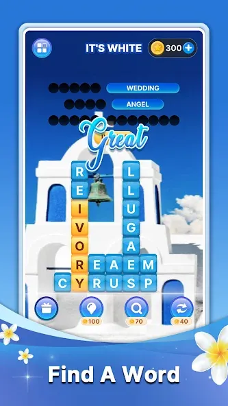Word Search Block Puzzle Game [МОД: Деньги, Монеты и Меню MOD] Screenshot 1