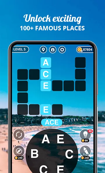 Wordwise® - Word Connect Game [МОД: Все открыто, Дополнительные деньги и Меню MOD] Screenshot 3
