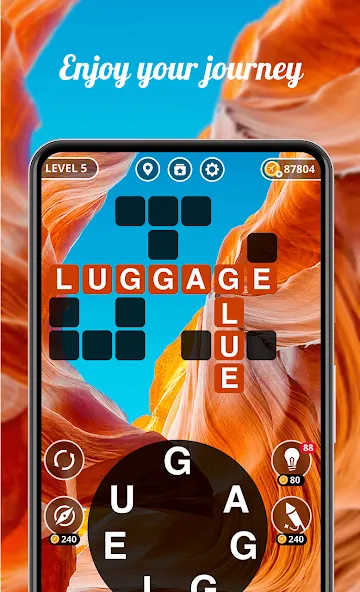 Wordwise® - Word Connect Game [МОД: Все открыто, Дополнительные деньги и Меню MOD] Screenshot 4