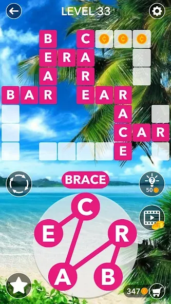 Word Crossword Search [МОД: Деньги, Монеты и Меню MOD] Screenshot 4