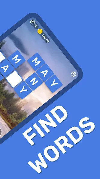 Word Search Puzzle Game [МОД: Много монет, Открытые уровни и Мега MOD] Screenshot 2