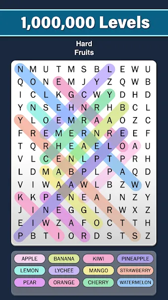 Word Search: Word Find (Ворд Срч) [МОД: Много денег, Монет и Все открыто] Screenshot 3