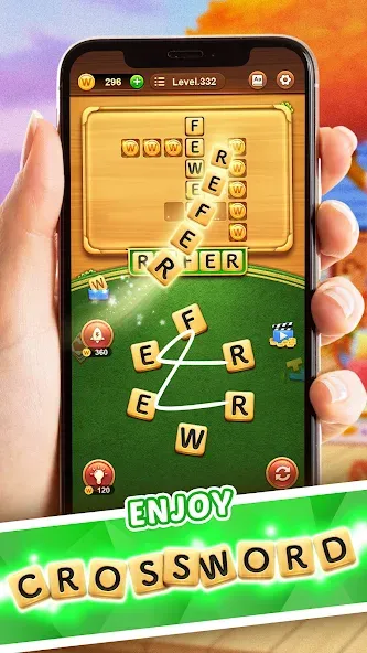 Word Connect (Ворд Коннект) [МОД: Меню, Бесконечные монеты и Открытые уровни] Screenshot 2