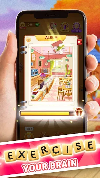 Word Connect (Ворд Коннект) [МОД: Меню, Бесконечные монеты и Открытые уровни] Screenshot 3