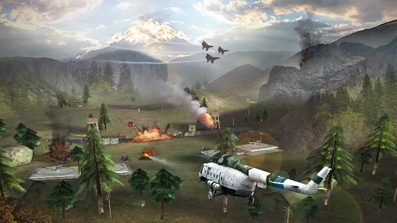 Gunship Strike 3D [МОД: Много монет, Открытые уровни и Мега MOD] Screenshot 4