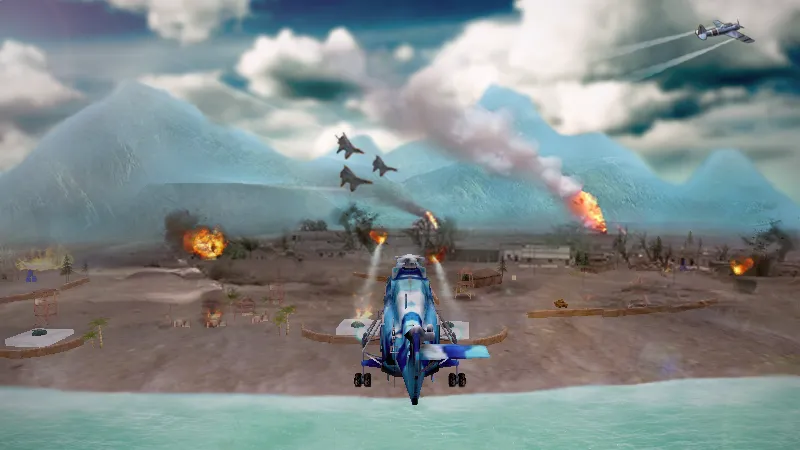 Gunship Strike 3D [МОД: Много монет, Открытые уровни и Мега MOD] Screenshot 5