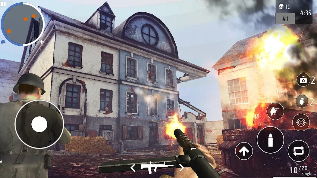 World War 2 Shooter offline (Мировая война 2 Стрелок) [МОД: Много денег, Монет и Все открыто] Screenshot 1