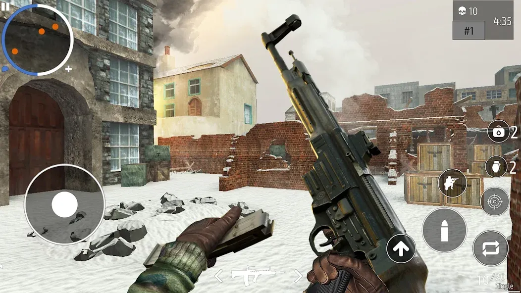 World War 2 Shooter offline (Мировая война 2 Стрелок) [МОД: Много денег, Монет и Все открыто] Screenshot 2