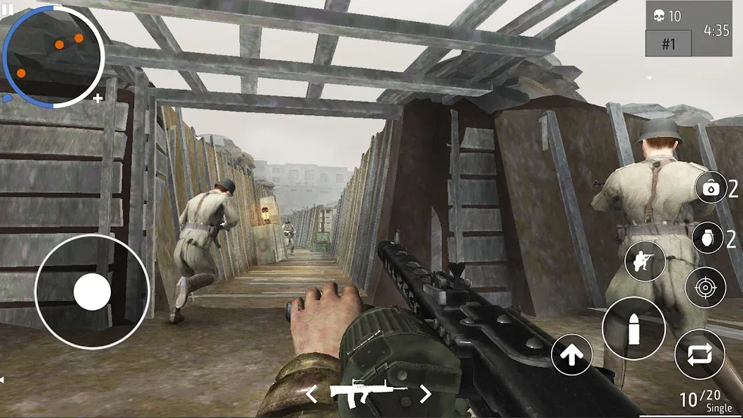 World War 2 Shooter offline (Мировая война 2 Стрелок) [МОД: Много денег, Монет и Все открыто] Screenshot 4