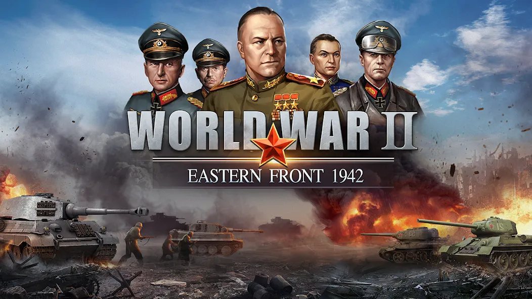 World War 2:WW2 Strategy Games (Вторая мировая война) [МОД: Много монет, Открытые уровни и Мега MOD] Screenshot 1
