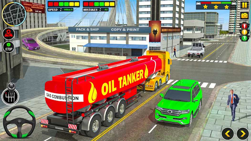 Offroad Oil Tanker Truck Games (Оффроуд Игры на машинецистерне для нефти) [МОД: Много денег, Монет и Все открыто] Screenshot 2