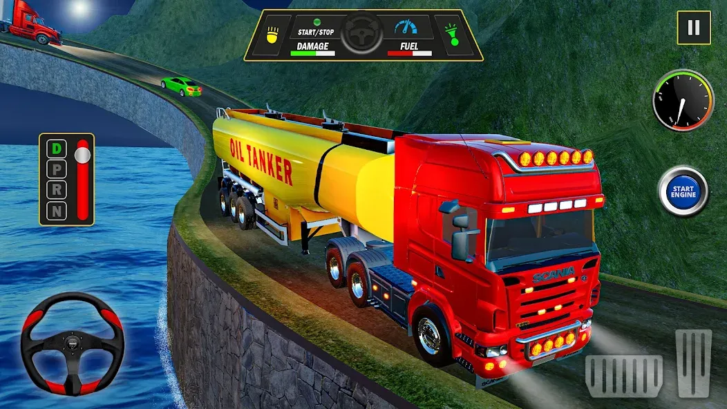 Offroad Oil Tanker Truck Games (Оффроуд Игры на машинецистерне для нефти) [МОД: Много денег, Монет и Все открыто] Screenshot 3