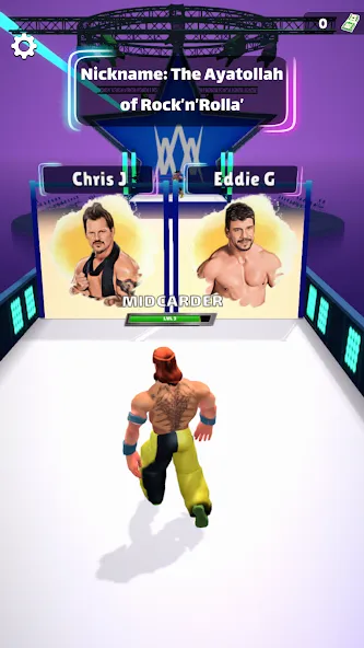 Wrestling Trivia Run (Рестлинг Тривия Ран) [МОД: Все открыто, Дополнительные деньги и Меню MOD] Screenshot 1