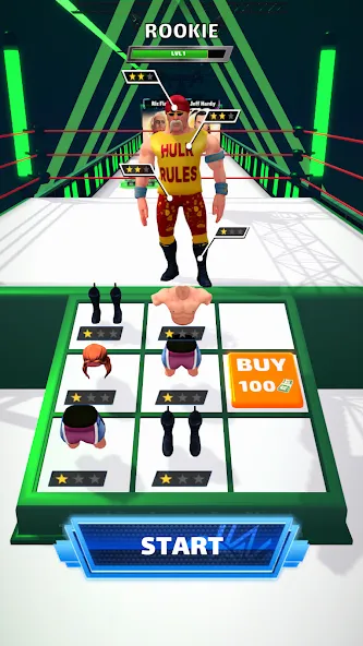Wrestling Trivia Run (Рестлинг Тривия Ран) [МОД: Все открыто, Дополнительные деньги и Меню MOD] Screenshot 2