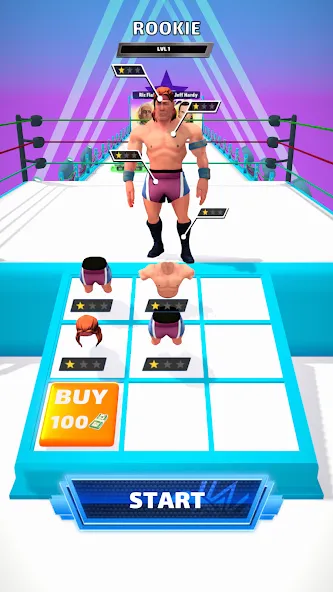 Wrestling Trivia Run (Рестлинг Тривия Ран) [МОД: Все открыто, Дополнительные деньги и Меню MOD] Screenshot 3