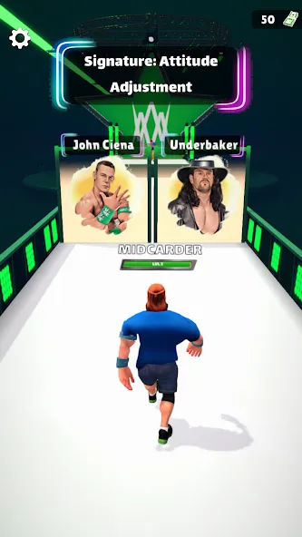 Wrestling Trivia Run (Рестлинг Тривия Ран) [МОД: Все открыто, Дополнительные деньги и Меню MOD] Screenshot 4