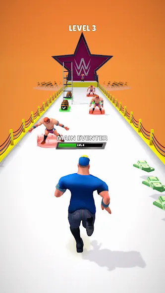 Wrestling Trivia Run (Рестлинг Тривия Ран) [МОД: Все открыто, Дополнительные деньги и Меню MOD] Screenshot 5
